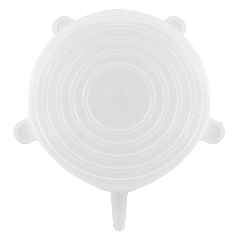 Nuevas 6 tapas de silicona ada - Silicone Stretch Lid reseña y precio