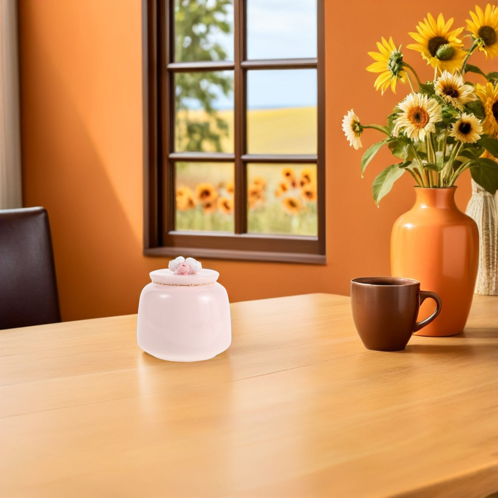 Tarro de Té de Cerámica Rosa,  - Food Storage Jars Airtight reseña y precio