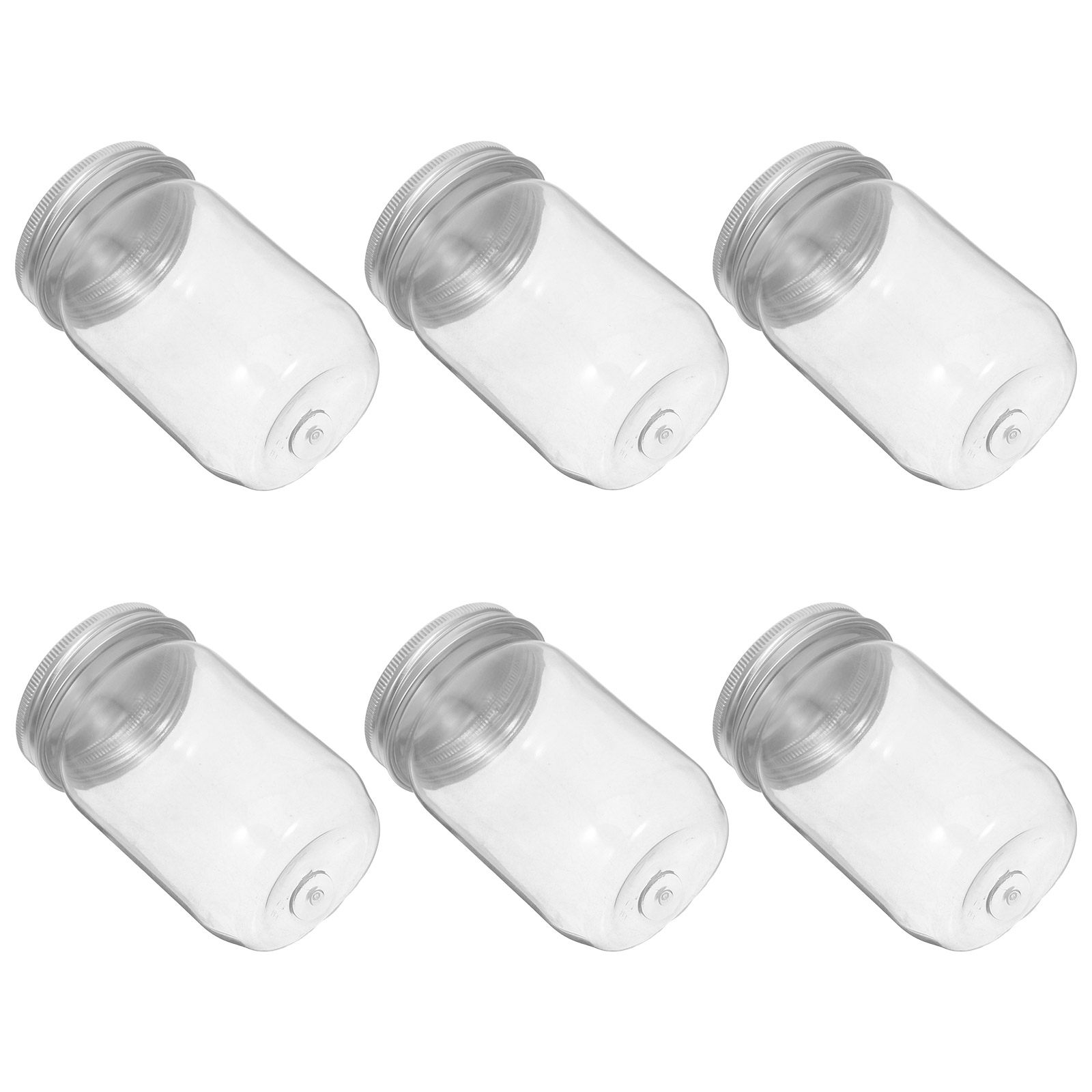 6 Frascos de Plástico Transpar - Food Storage Jars Airtight reseña y precio