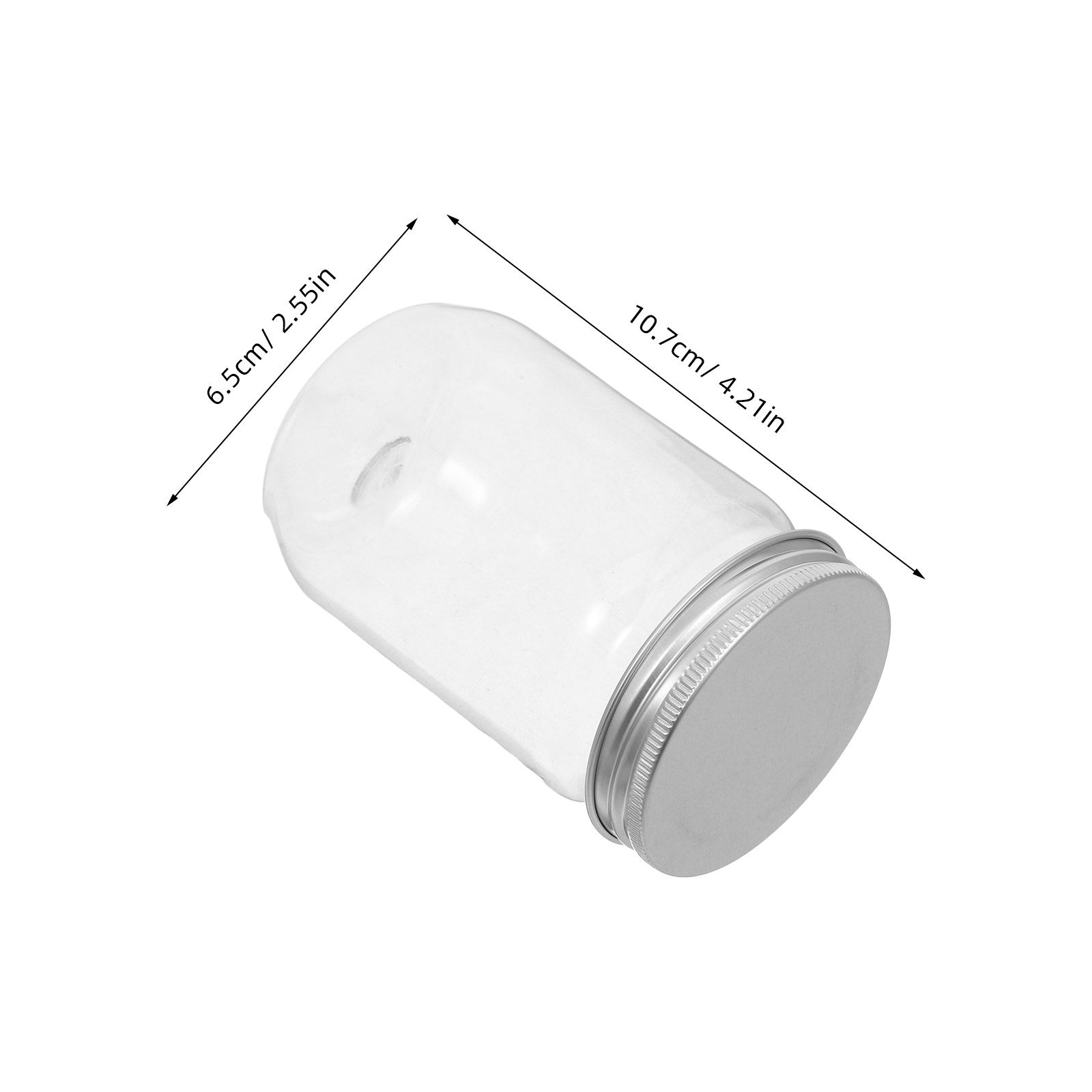 6 Frascos de Plástico Transpar - Food Storage Jars Airtight reseña y precio