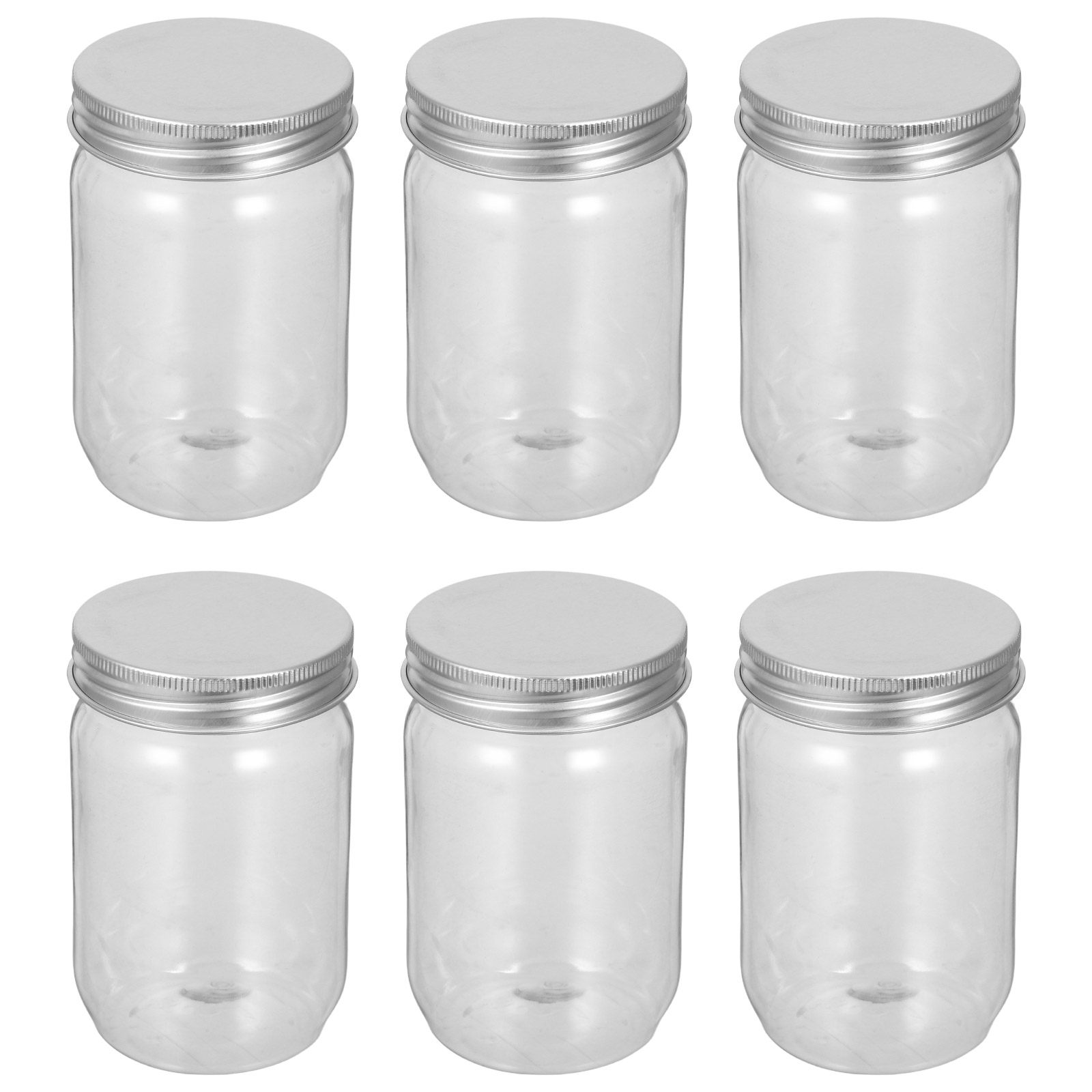 6 Frascos de Plástico Transpar - Food Storage Jars Airtight reseña y precio