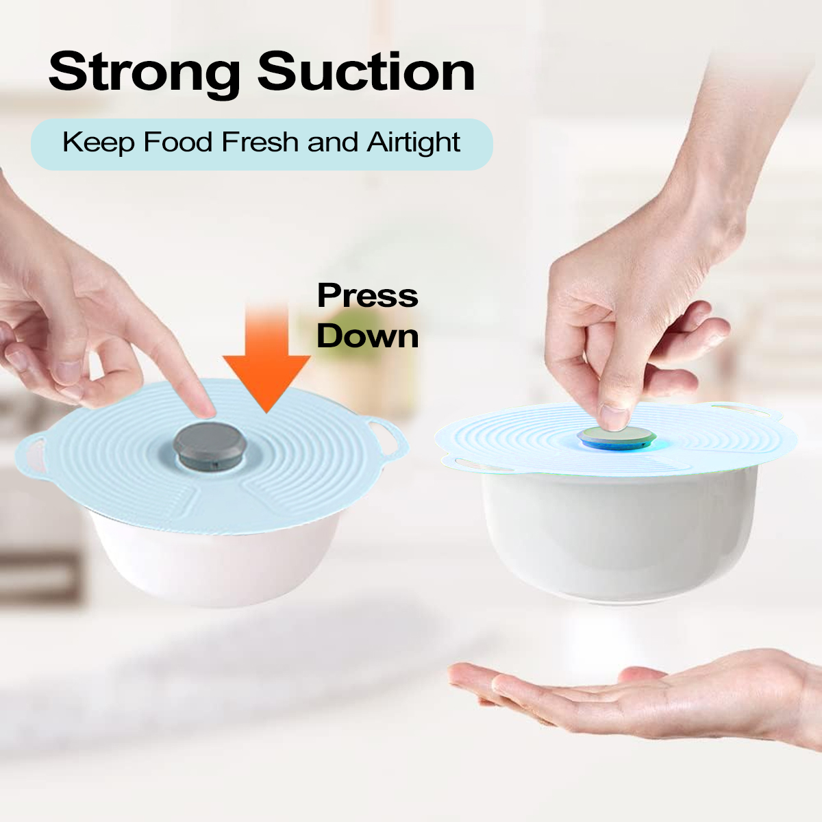 Leeseph Tapas de silicona para - Silicone Stretch Lid reseña y precio