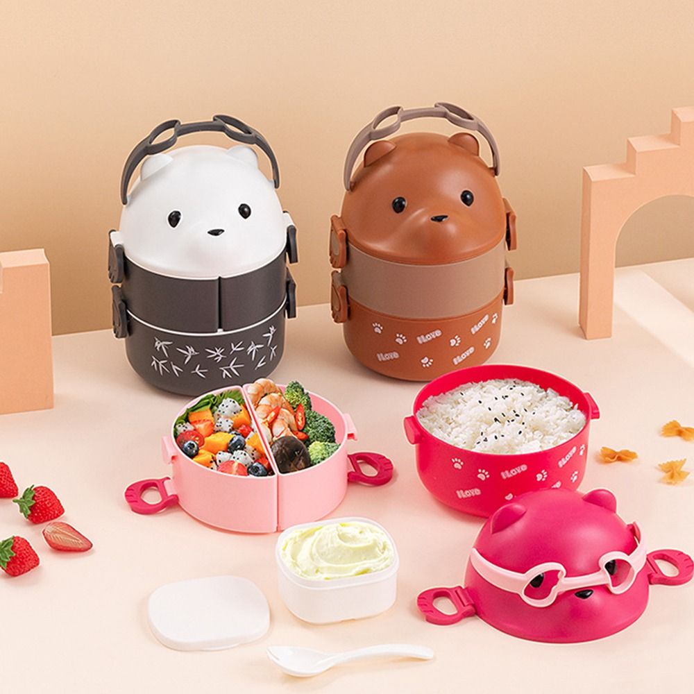 Fiambrera térmica portátil par - Food Storage Stackable Containers reseña y precio