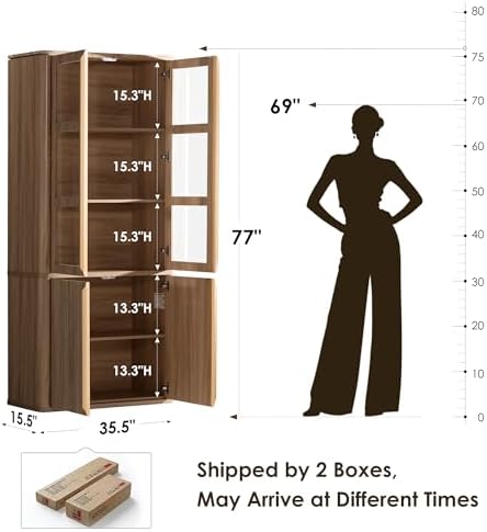 Gabinetes de despensa altos de - Food Storage Kitchen Cabinet reseña y precio