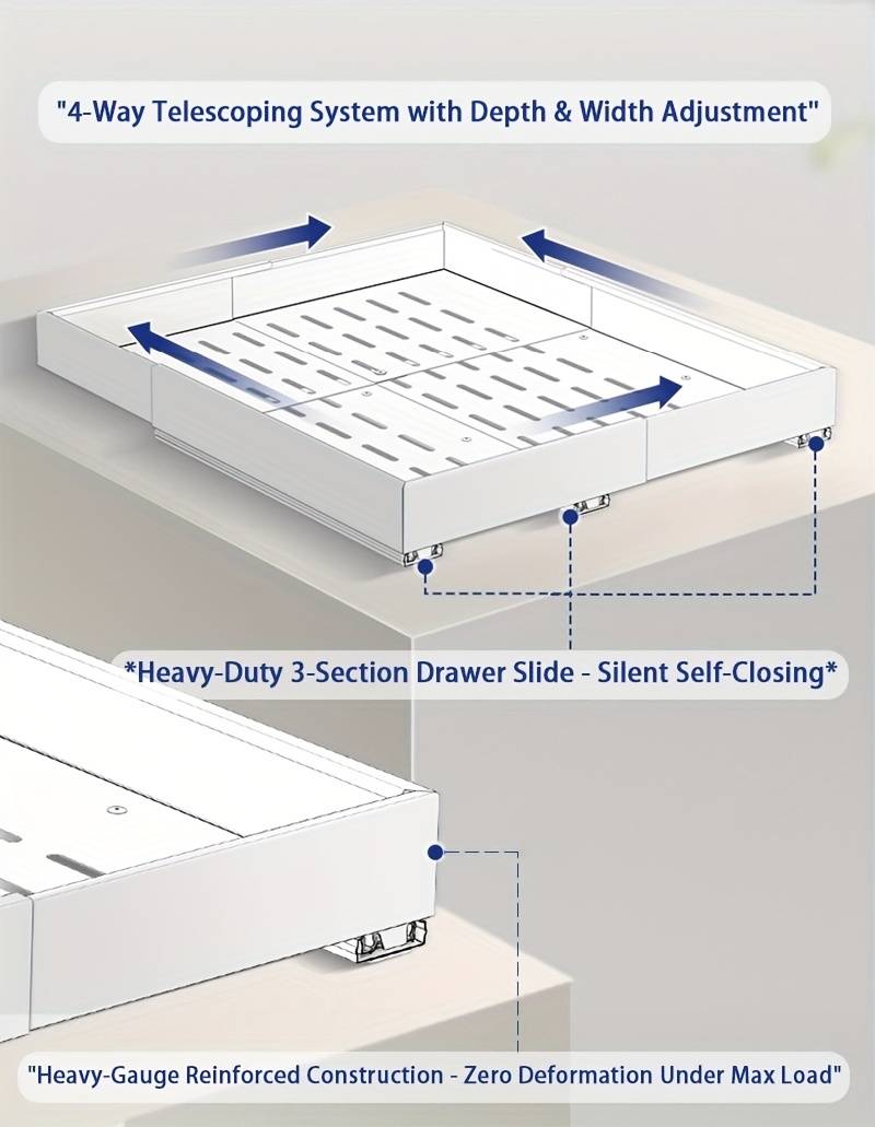 Organizador de bandeja extraíb - Food Storage Drawers reseña y precio