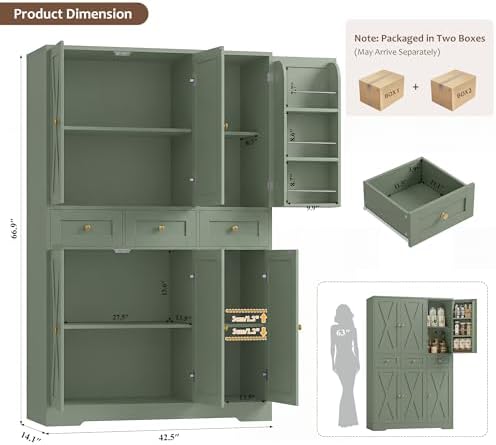 Gabinete de Almacenamiento par - Food Storage Without Pantry reseña y precio