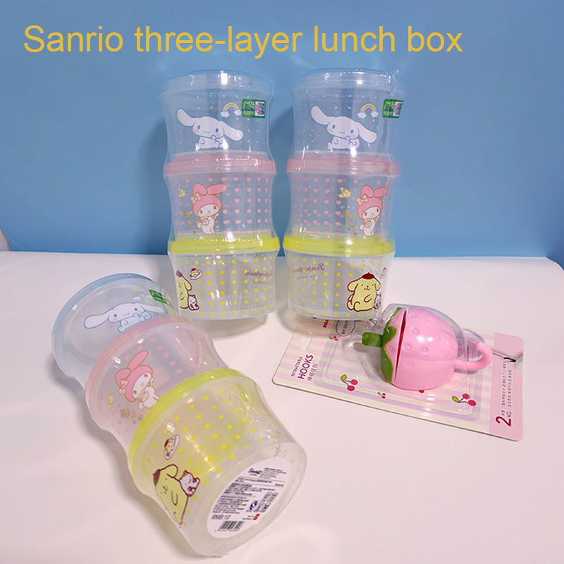 Juego de Loncheras Bento Kitty - Food Storage Stackable Containers reseña y precio