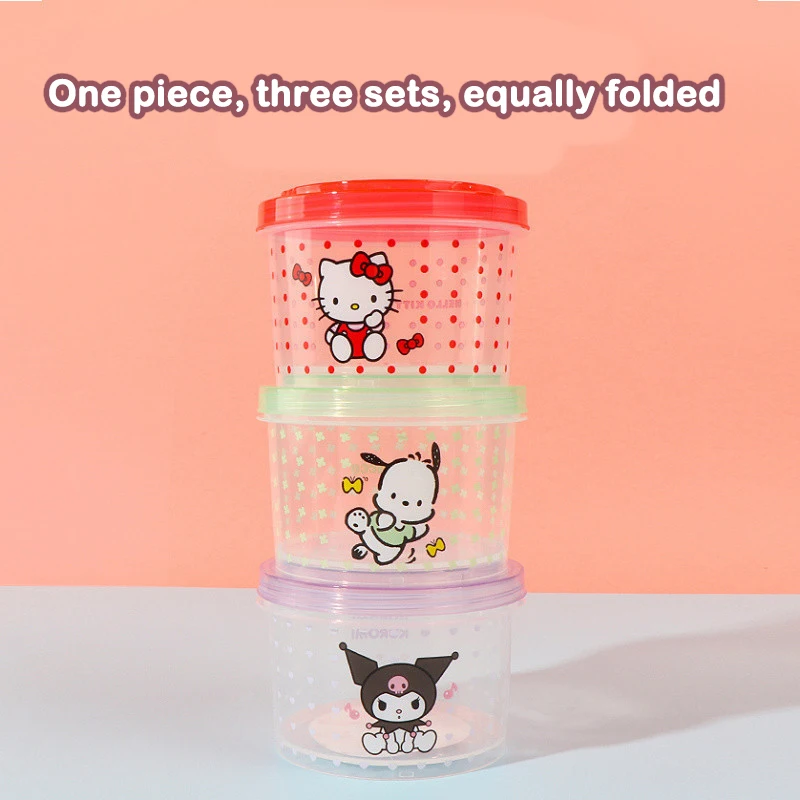 Juego de Loncheras Bento Kitty - Food Storage Stackable Containers reseña y precio
